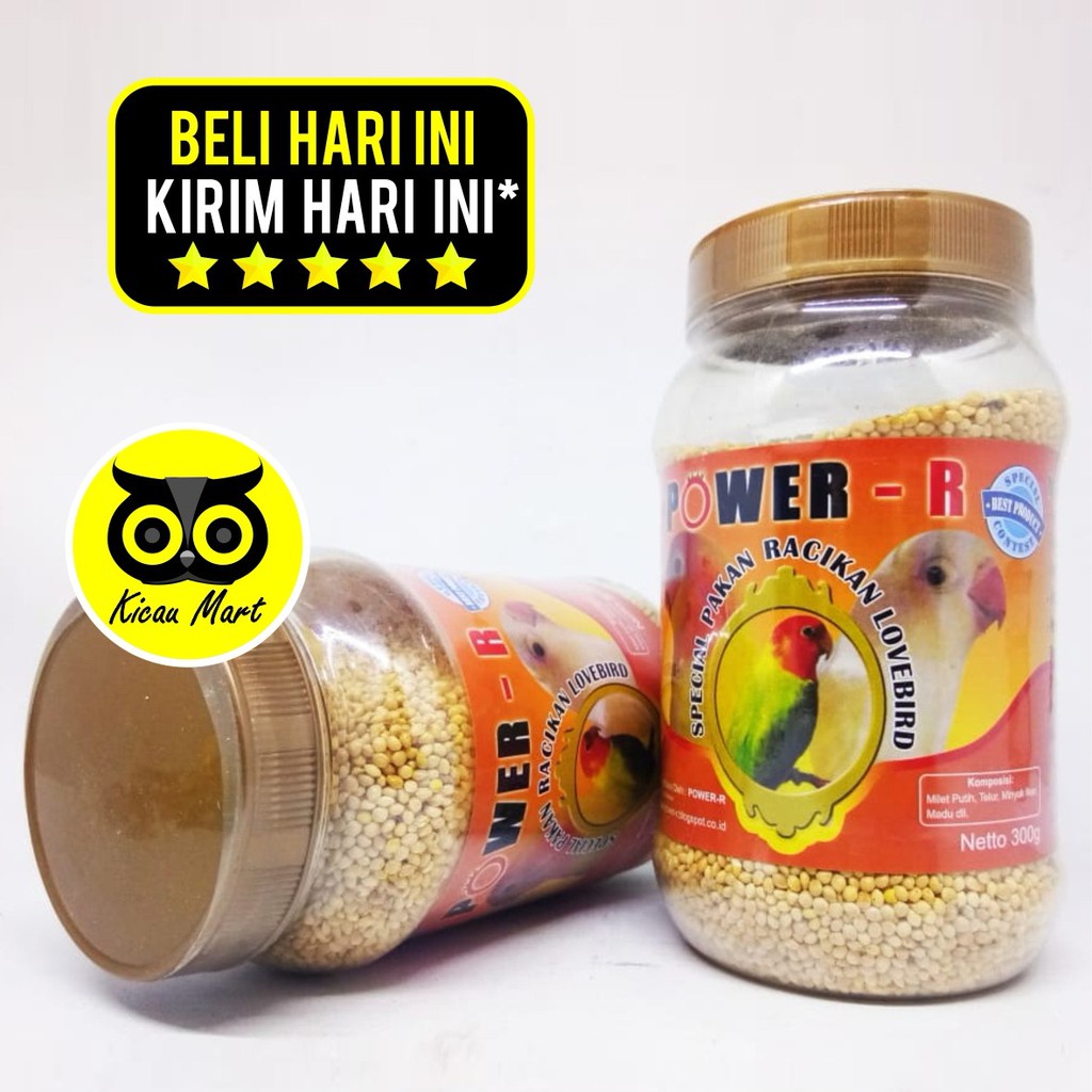 PAKAN LOVEBIRD POLOSAN POWER – R MAKANAN BURUNG LOVE BIRD BIJI MILET MILLET PUTIH PLBPPWR