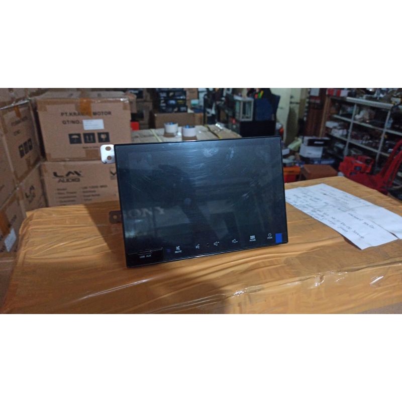 Head Unit Original Copotan Mitsubishi Pajero Sport 2021 Merk Clarion RQ 9098 NQ