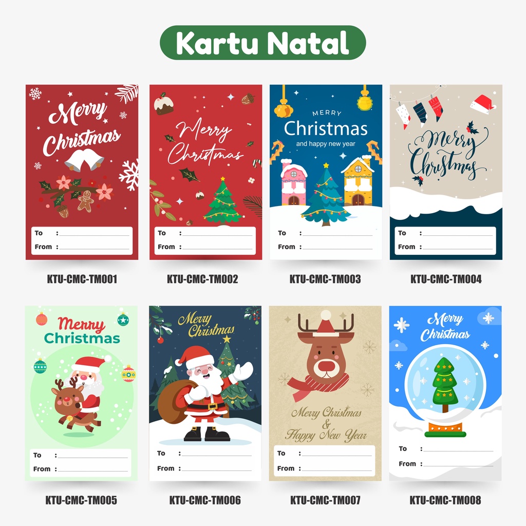 

Kartu Natal/ Christmas Card/ Kartu Ucapan Hampers Parcel Portrait