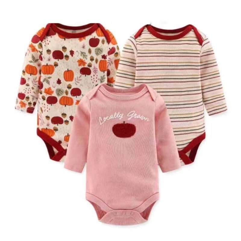 Carterlove Chickpea Jumper Lengan Panjang isi 4 dan 3 | 4in1 Long Sleeves | 3in1 Long Sleeves Jumpsuit