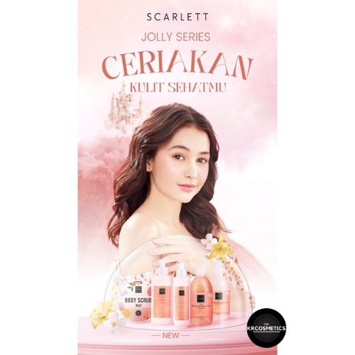 Scarlett Whitening Jolly series | Body Lotion - Body Cream- Body Serum - Body Scrub - Shower Scrub