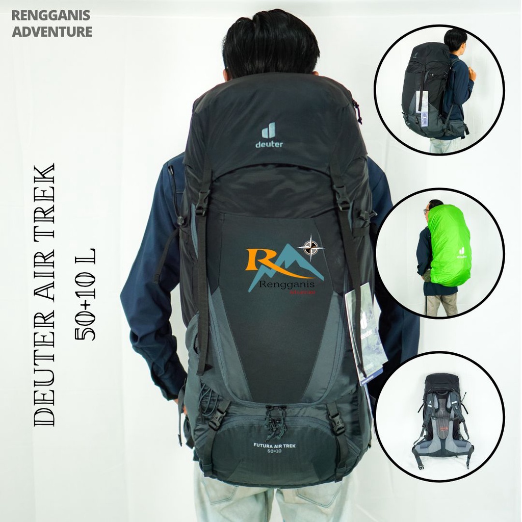 Tas Carrier DEUTER AIR CONTACT CORE 40+10 L FUTURA 32 L FUTURA AIR TREK 50+10 LITER Ransel Hiking Gunung