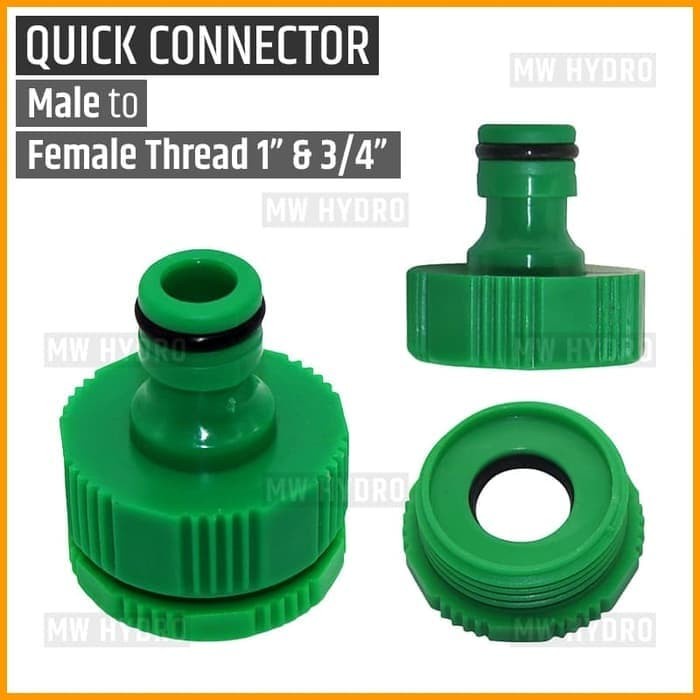 Quick Connector Male to Female Thread 1 &amp; 3/4 inch, Konektor Kerans