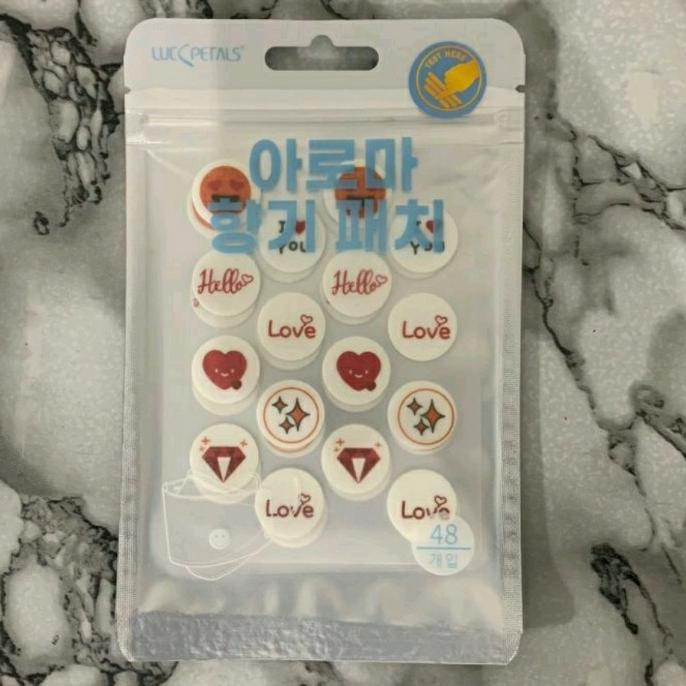 Sticker Aroma Masker/ Patch Aroma Mask Lemon - isi 48pcs t-happyoily Diminati Banget