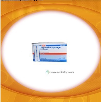 Spuit 1 cc Insulin OneMed per Box isi 100 pcs
