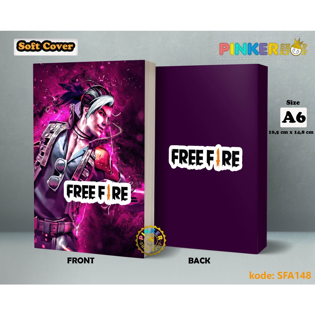 

(SFA148) Pocket Note Anime Free Fire Hayato 2 Softcover