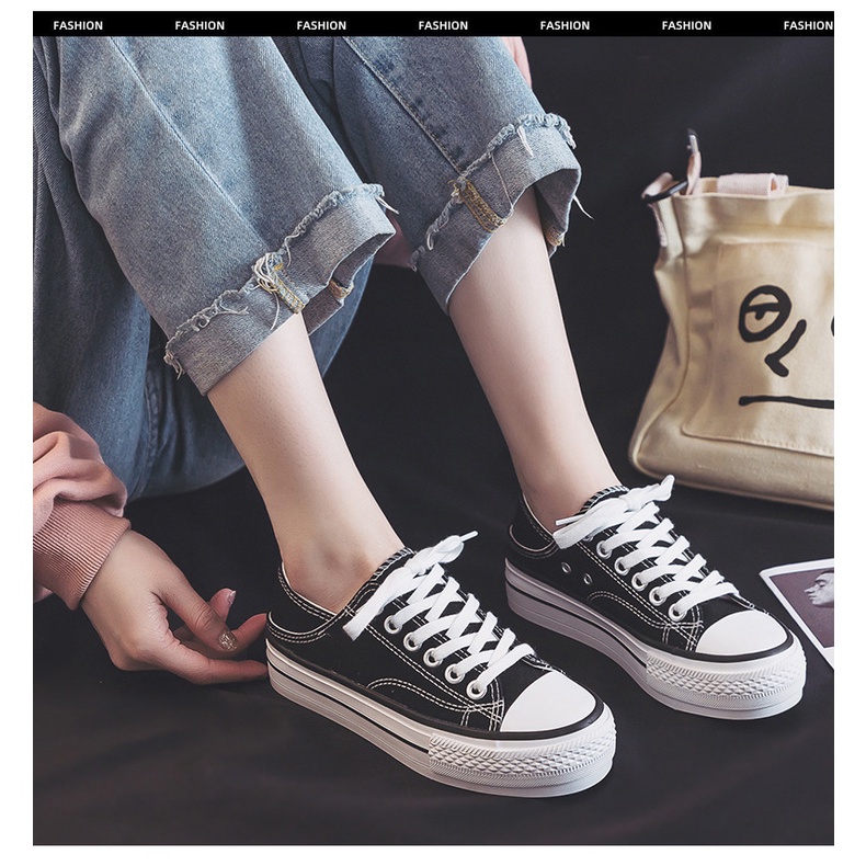 [SEPATU.IMPORT88] Sepatu Wanita Sneakers Tali Kanvas Model Terbaru Trendy dan Elegan 620