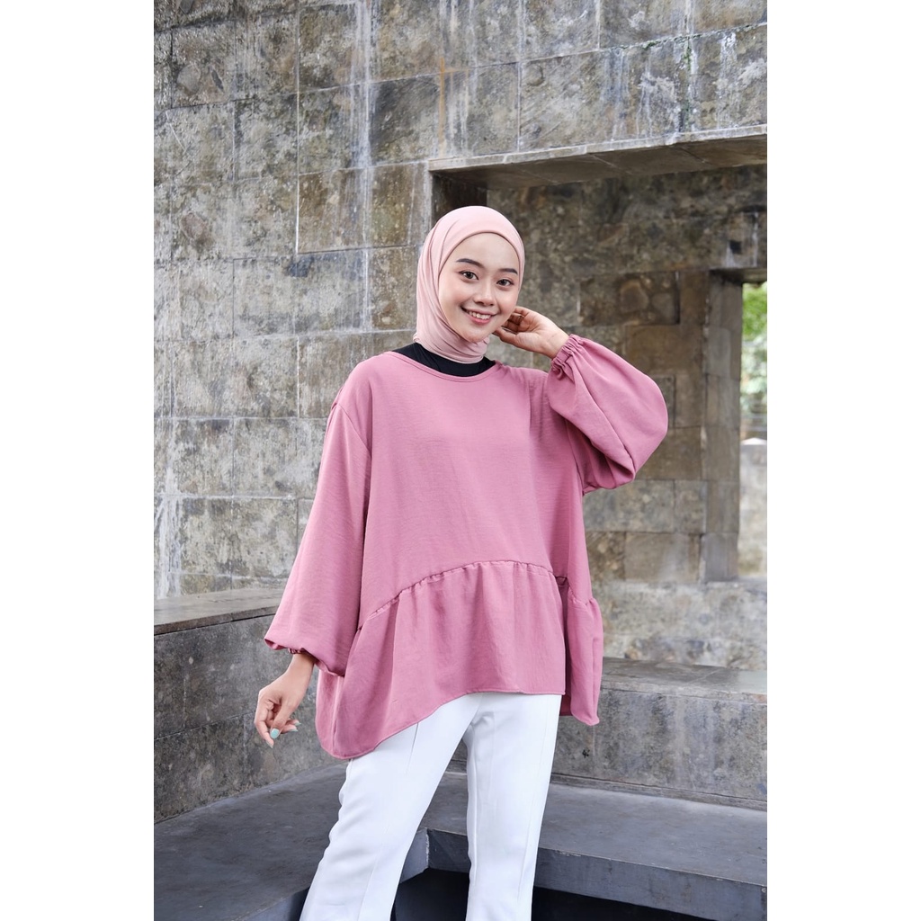 OVALIN BLOUSE CRINGKLE JUMBO Alensa Blouse Atasan Wanita Casual ARINA BLOUSE CRINCLE REMPEL // RANIA BLOUSE Ami Blouse | Blouse Basic Wanita Terlaris  RACHEL BLOES CRINKLE AIRFLOW blouse wanita atasan wanita blouse atasan wanita kekinian atasan wanita