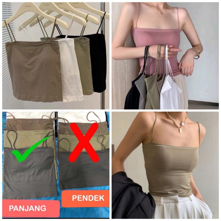 [ASS] Tank Top Bra Panjang Wanita / Tank Top Atasan