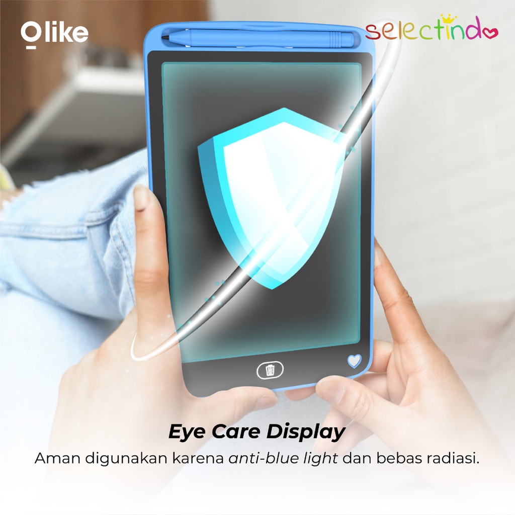 Olike LCD Multicolor Writing Tablet 8.5&quot; / Papan Tulis Anak LCD / LCD Tablet / Eye Care Display Screen / Lock Function / Kids Tablet / Tablet Anak / Blackboard / Drawing Tablet / LCD Gambar / Olike / Papan Tulis / Dewasa