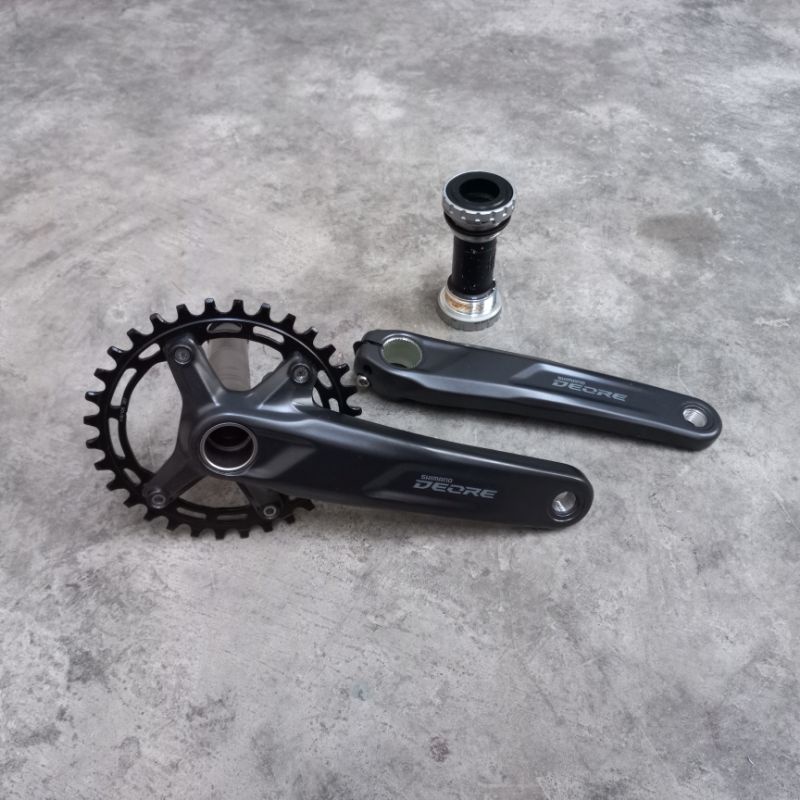 Crank Shimano Deore M5100 Single Speed include BB
