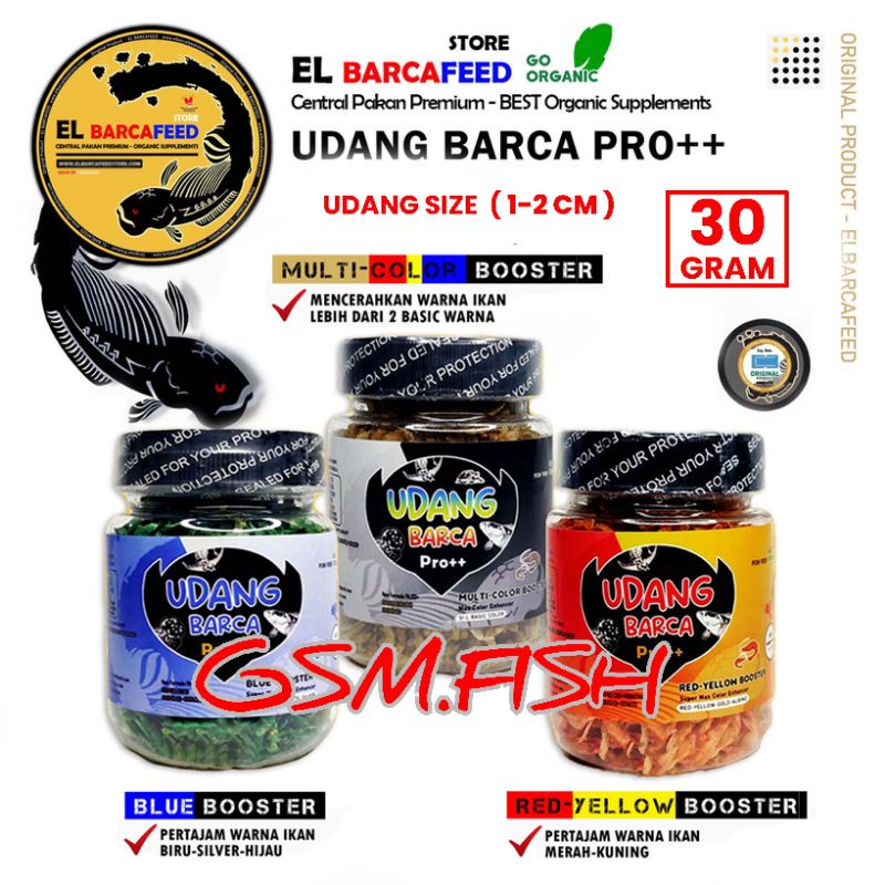udang pro ++ A ++ el barca maggot udang xtra EL Barca Feed Red Yellow Blue All Basic Colour Ketapang