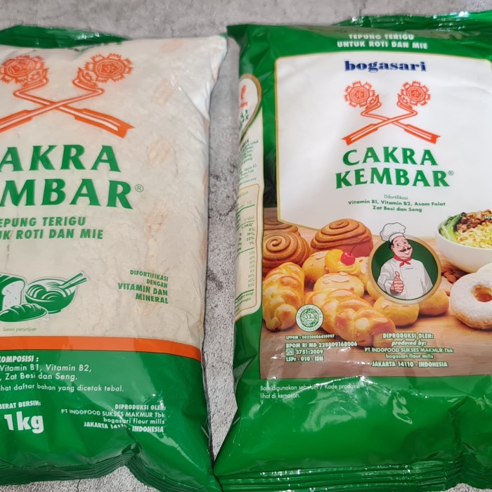 

Tepung Cakra Kembar Bogasari 1kg