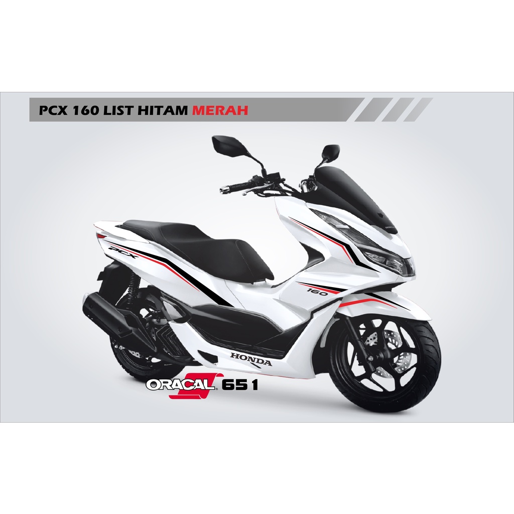Stiker PCX 160 PUTIH Cutting Sticker New Pcx minimalis