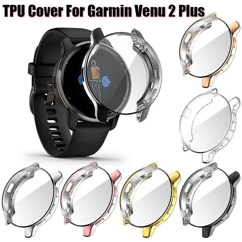 Case Pelindung Layar Bahan TPU Untuk Garmin Venu SQ 2 2S 2 Plus Vivoactive 4 4S 3