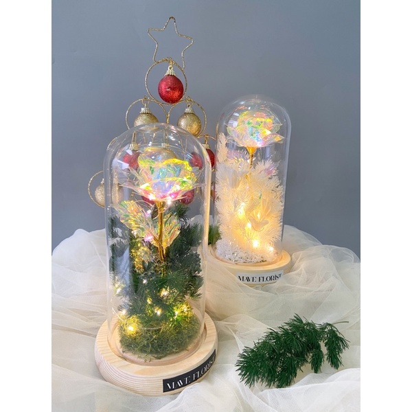 fairy green forest/ fairy dome/ rose dome/ glass dome