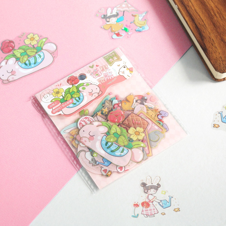 

Berry Cheese Flake Stickers Set