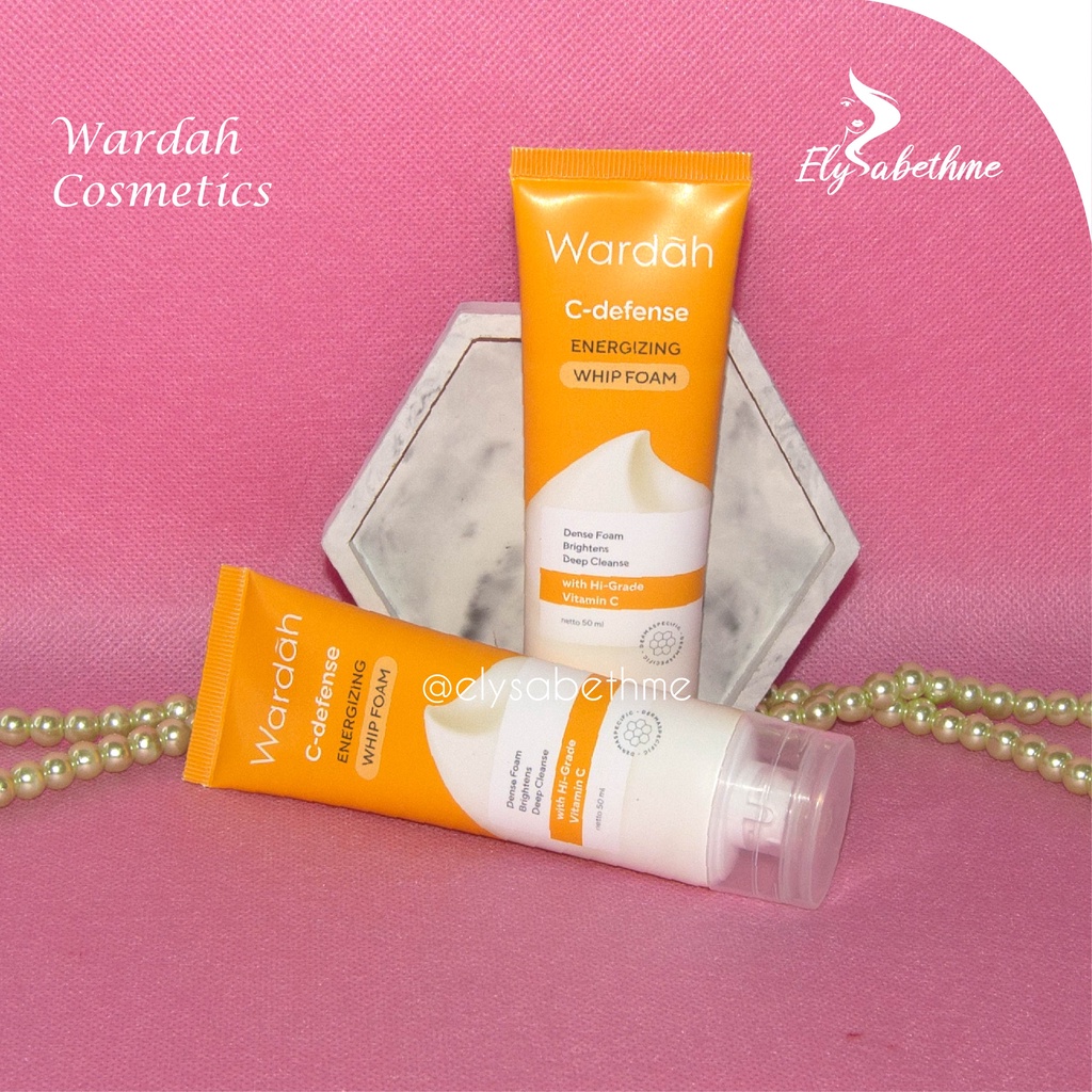 ✿ELYSABETHME✿ 🅆 🄰 🅁 🄳 🄰 🄷 Wardah C Defense Series | Creamy wash Moisturizer Face mist Serum Dd cream whip