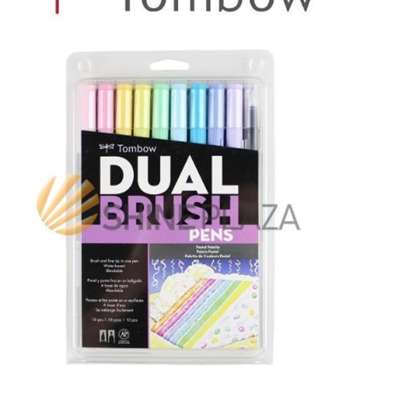 

Tombow Dual Brush Pen Set 10 - Pastel Palette