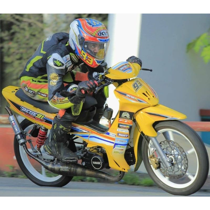 Knalpot KDX Original Jogja FIZR FORCE1 Underbone 116CC Sleep Engine Original Racing jogjakarta KDX E