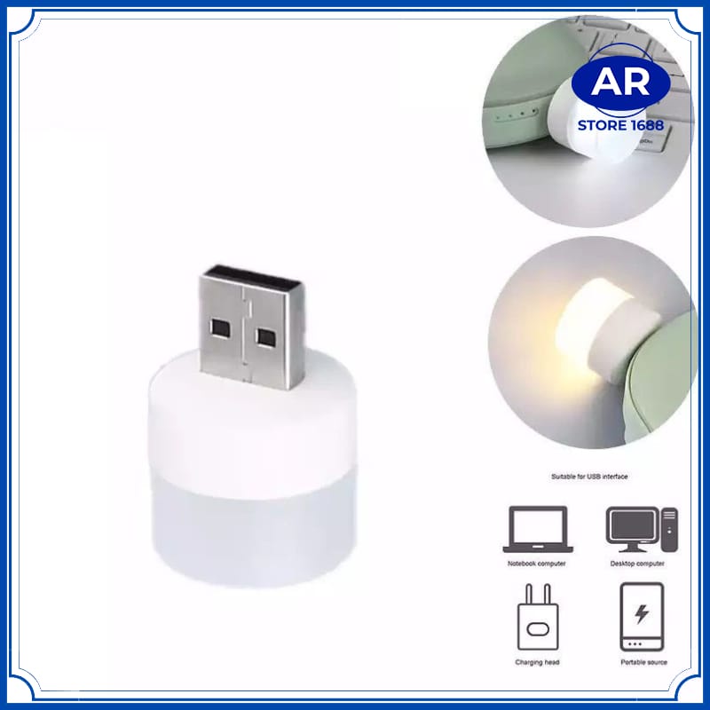 AR-LAMPU LED USB MINI / LAMPU BELAJAR / LAMPU TIDUR USB MINI