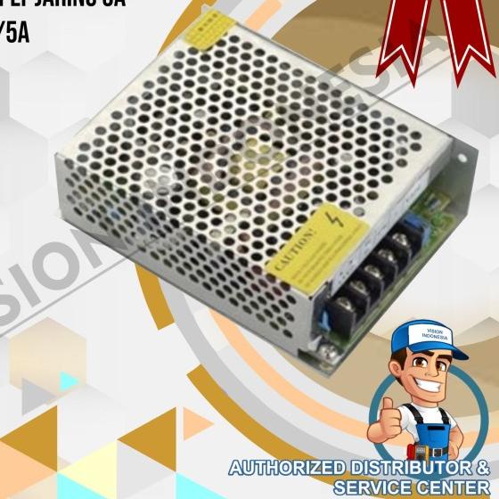 POWER SUPPLY JARING 5A MURNI 12V/5A 100% MURNI - BESAR
