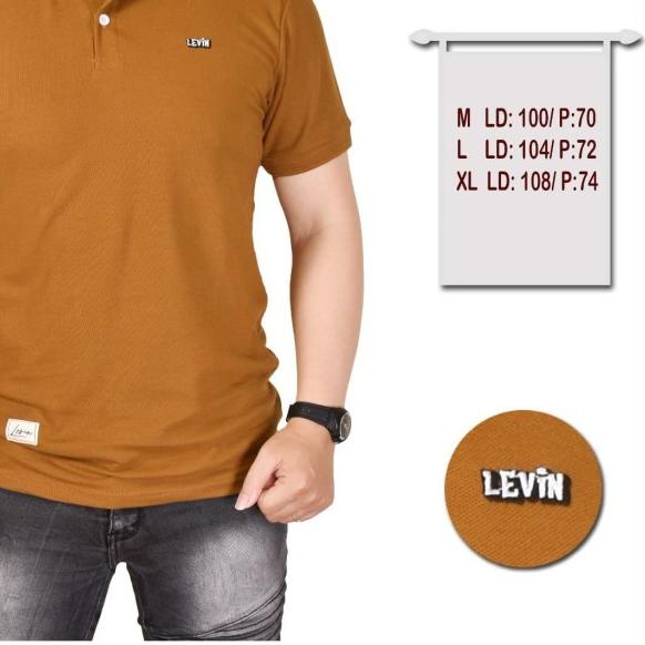 Otsuka Polo Shirt Pria Lengan Pendek Pria Kerah Polos | Kaos Polos - Orange, M