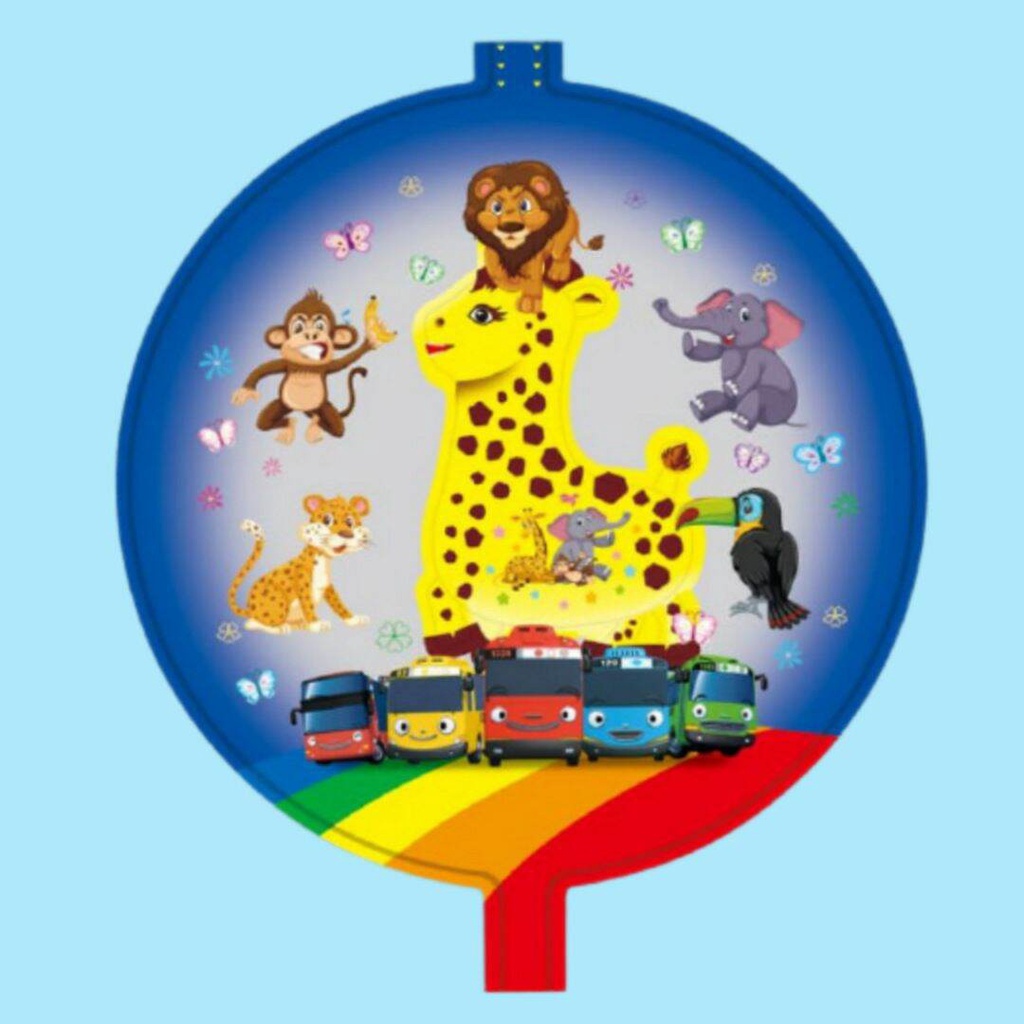 PROMO 4 BIJI Balon FOIL GAS JERAPAH DOBEL ISI termurah - Mainan Balon GAS FOIL Anak - Balon Pesta Ul