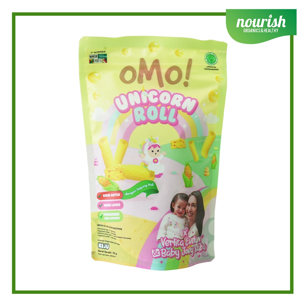 OMO ! OMO Unicorn Roll - Omo Healthy Snack Sehat Bayi Anak 25g