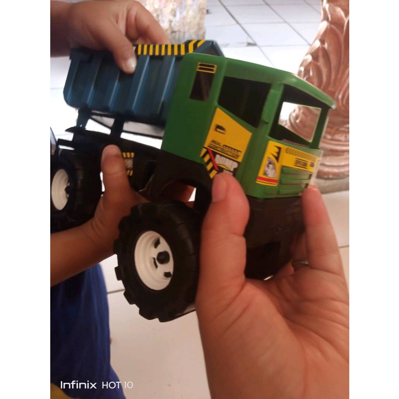 PROMO Mainan Anak Mobil Mobilan Truk Truck Angkut Barang Konstruksi Buldozer Murah SNI