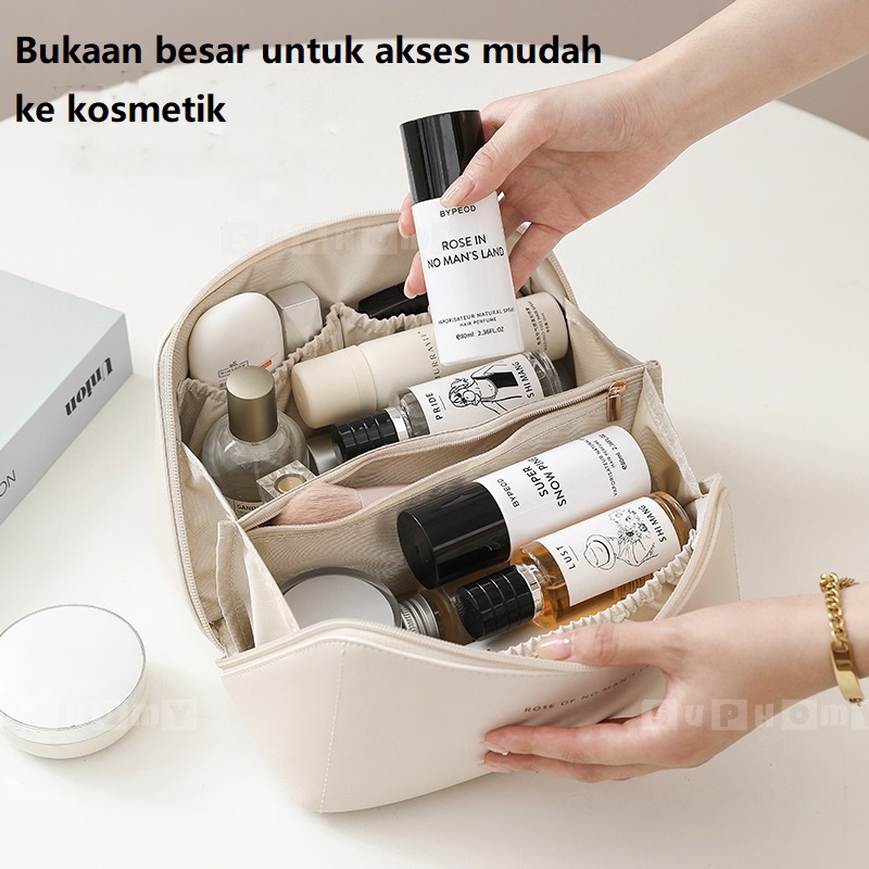 Tas Kosmetik Washbag / Make up pouch/ Cosmetic Bag Organizer / Tas Make Up Wanita/Tas Kosmetik Anti Air/Tas Kosmetik Travel Transparan /Pouch Kosmetik/Pouch aesthetic