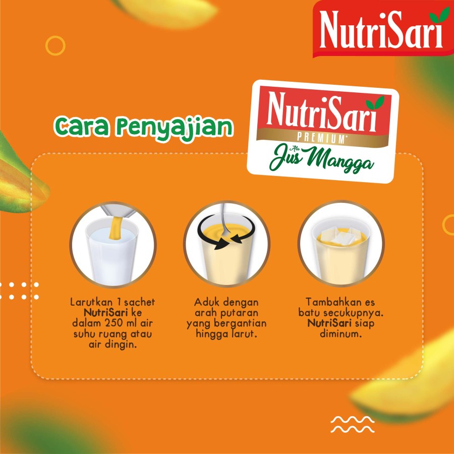 Nutrisari Premium Jus Mangga 10 sachet