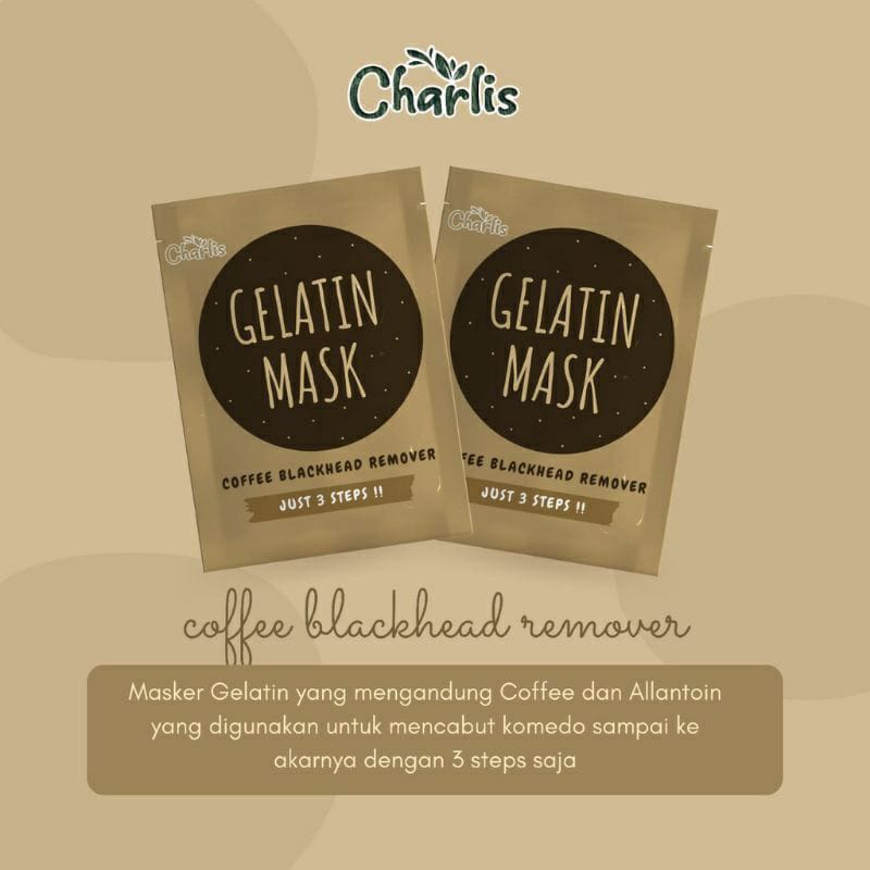 READY CHARLIS MASKER KOMODE GELATIN BPOM 5GR