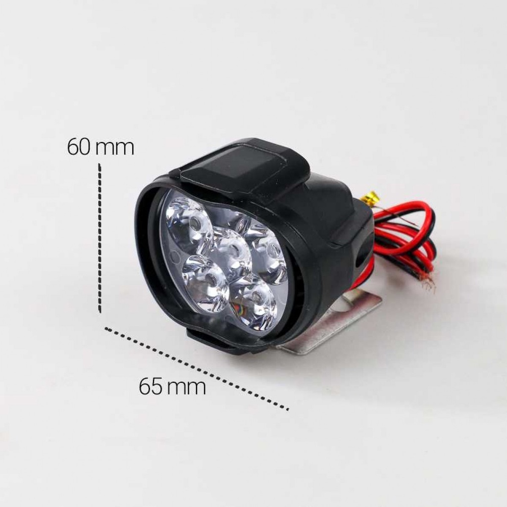 Lampu Tembak Motor LED High Beam 1000 Lumens 2 PCS - U5