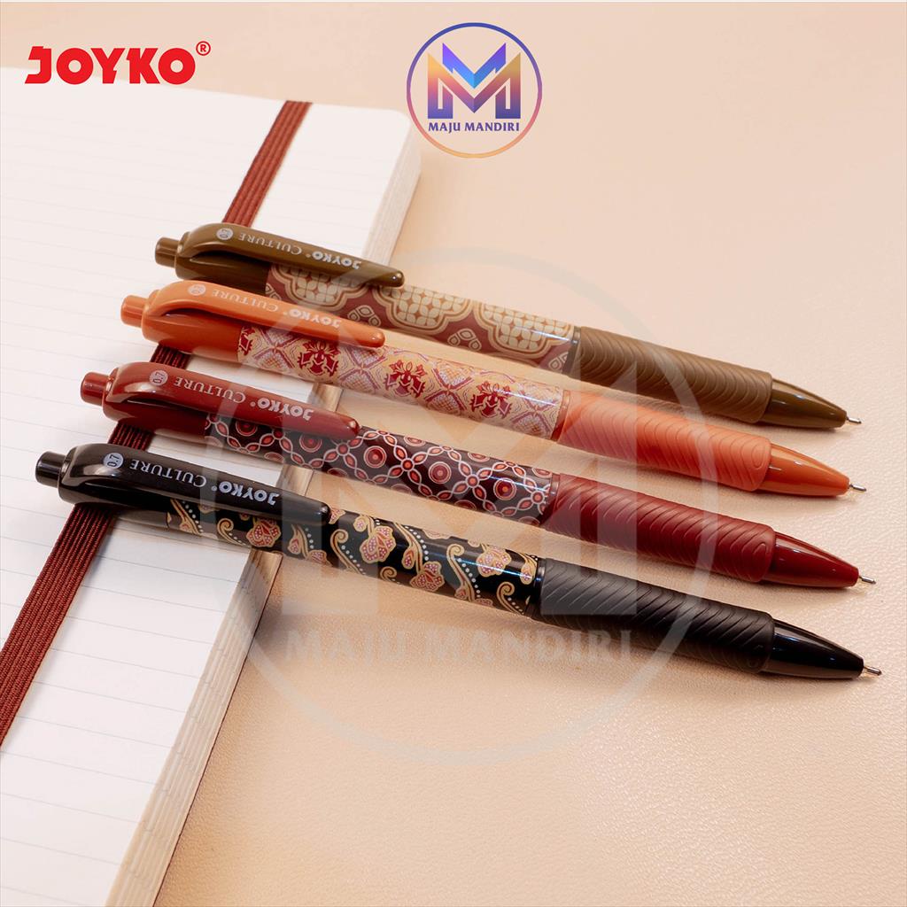 

Ball Pen Joyko Culture BP184 / Pen Cetek Batik BP 184 Pulpen BP-184 / Balpen Cetik Motif Batik Tinta