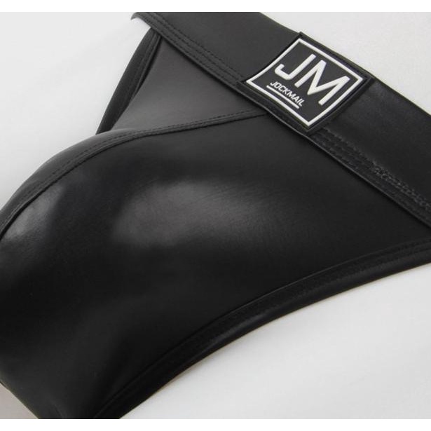 Jockstrap Semi - Leather Like (Faux Leather) - JOCKMAIL - Celana Dalam - XL