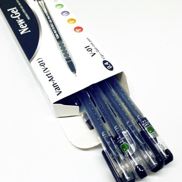 

Ł Bolpoin New Gel Van-Art V-01 (1kotak 12pc), bolpen, gelpen, newgel シ
