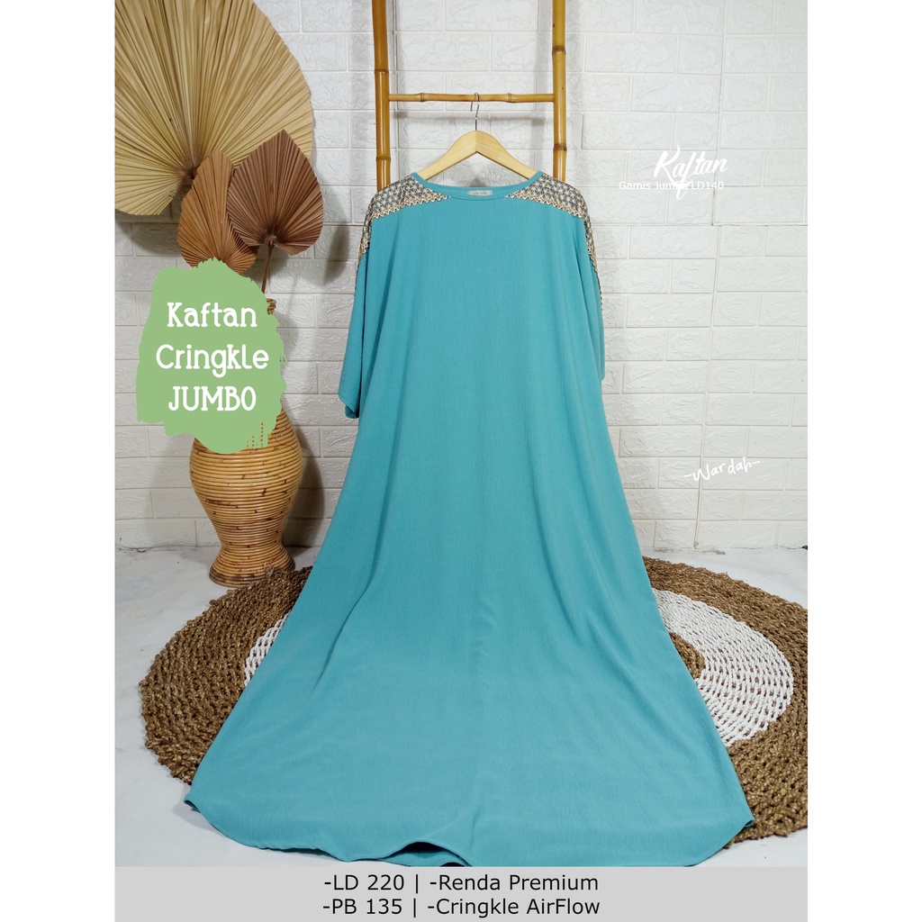 Kaftan Crinkle AirFlow Premium Terbaru / Gamis Kringkle Kekinian