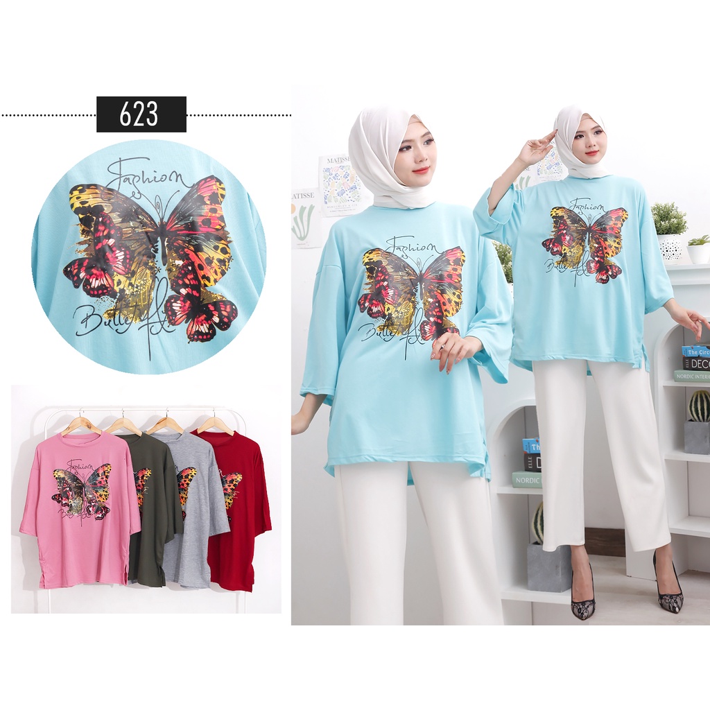 GR LD135 ATASAN OVERSIZE BASIC FASHION BUTTERFLY SR623