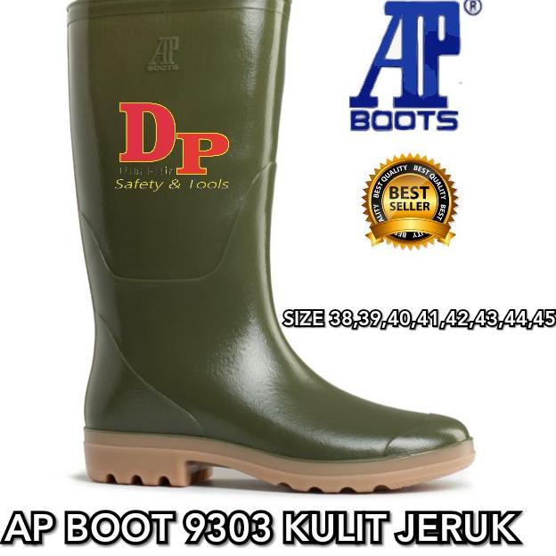 SEPATU AP BOOT 9303 KULIT JERUK AP BOOTS 9303 KULIT JERUK - 38