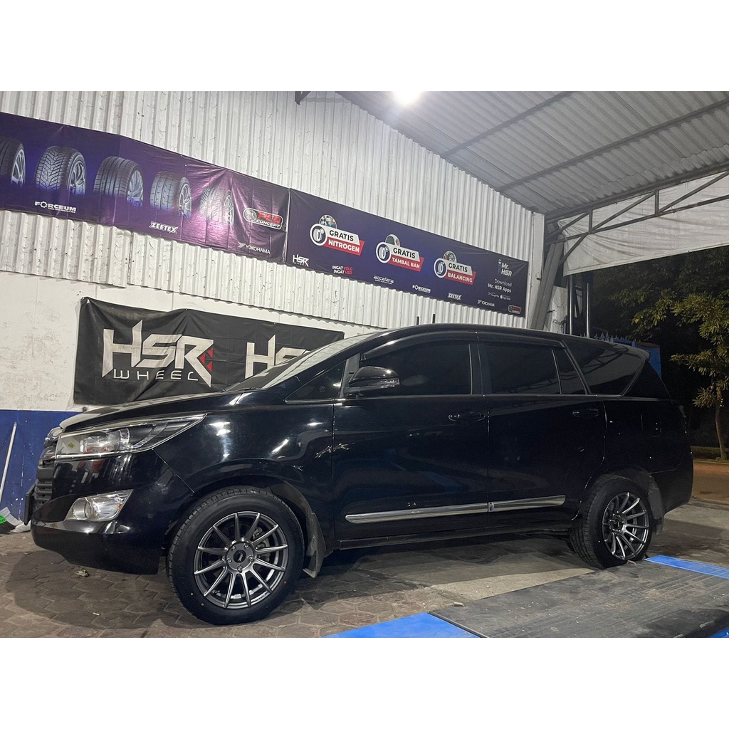 VELG MOBIL MURAH R17 INNOVA RUSH HRV 17 HSR SHINJUKU R17X8.5/9.5 GREY
