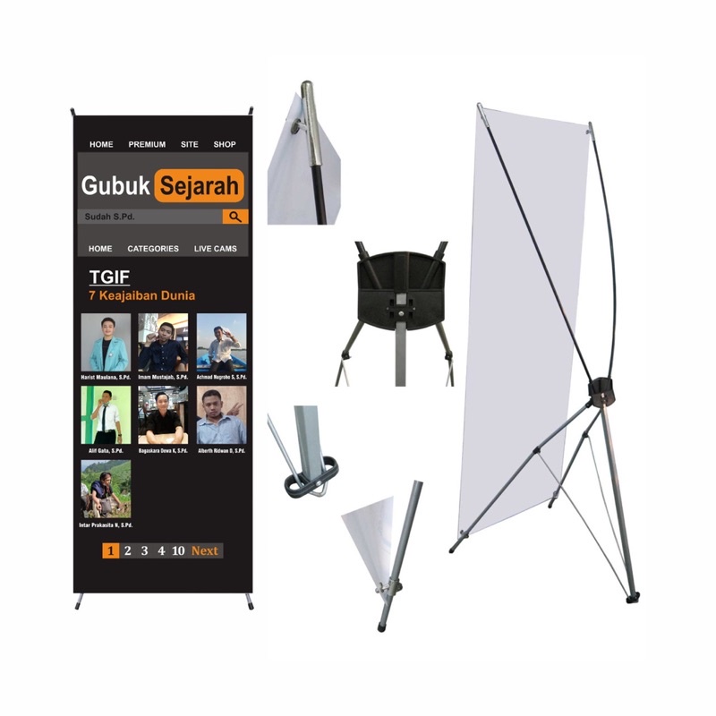 (free design) SATU HARI JADI Paket X banner Paket Y banner Banner wisuda