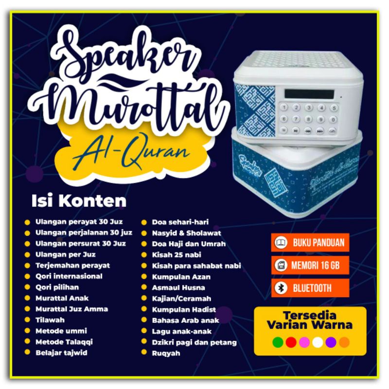 Speaker Murottal Tahfidz Anak Terlengkap Termurah Memori Full Audio 30 Juz