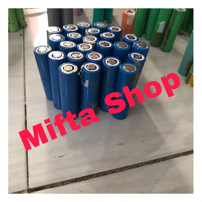 batrai bekas laptop 18650 normal semua nyala Merk Random