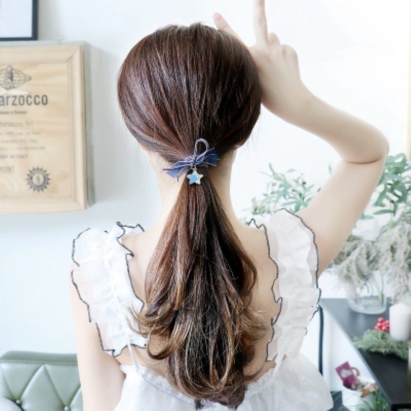 Karet Ikat Rambut Korean Style Elastis Fashion Aksesoris Rambut Wanita Anak Perempuan Cewek KCR 16