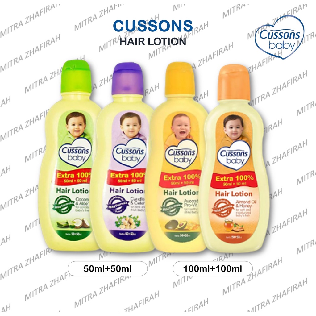 [bisa COD] CUSSONS Hair Lotion UNGU Kemiri Seledri ORANGE Almond Madu KUNING Avocado B5 HIJAU Minyak Kelapa Aloevera