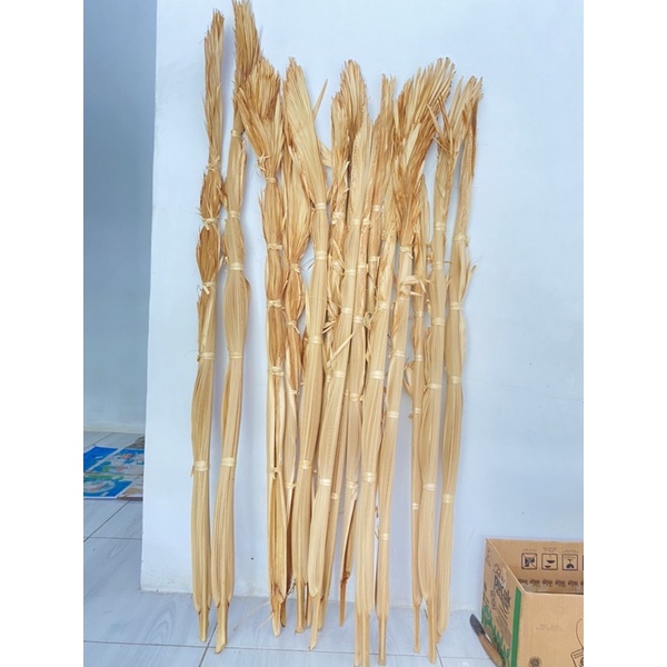 janur sulawesi, busung ibung/ busung ibus, janur kering bali