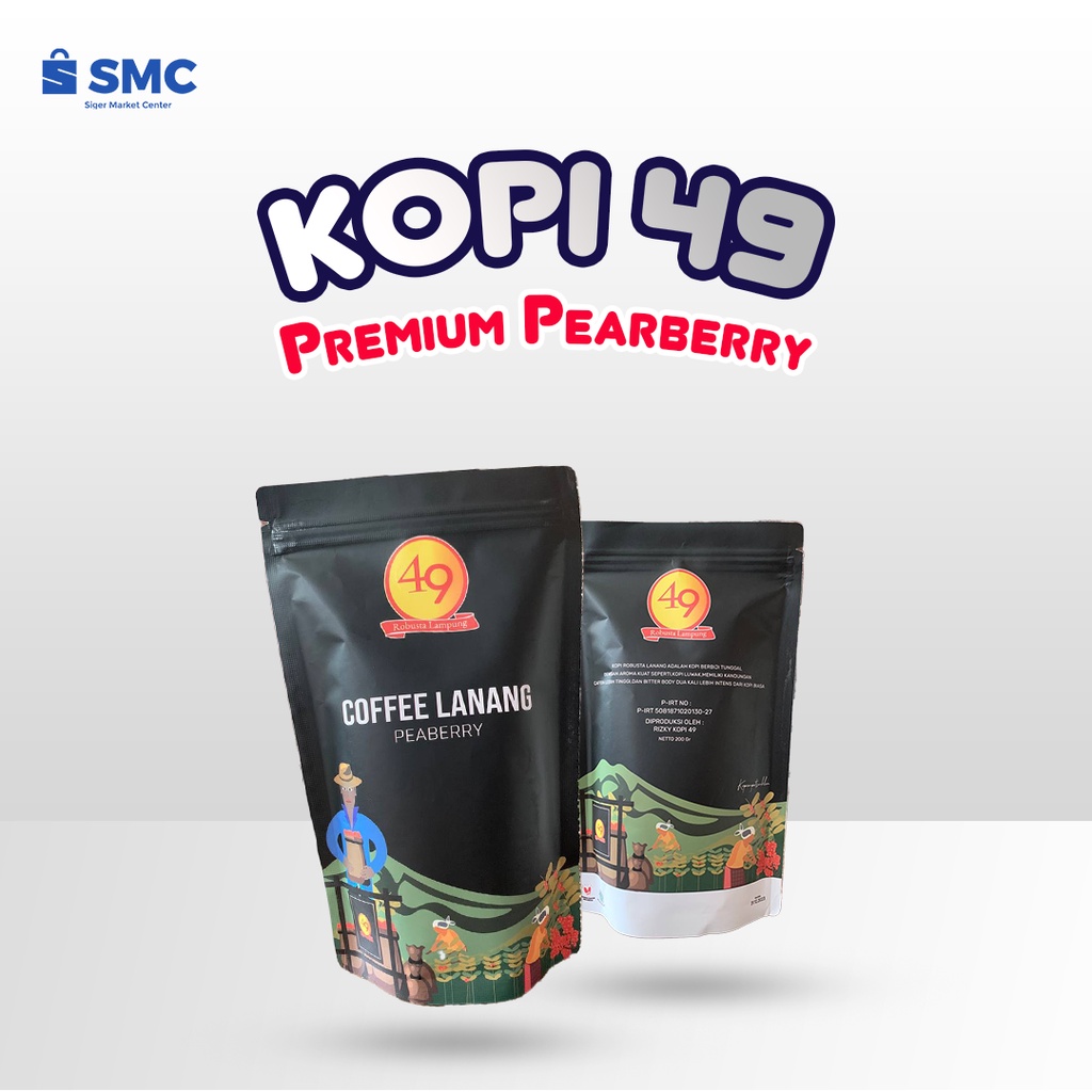 

Kopi Lanang 49 Khas Lampung dengan Biji Pilihan Premium 200 Gram