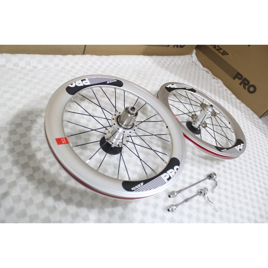 wheelset sepeda lipat raze pro 16 x 1 3/8 Discbrake 16 x 1 3 per 8 16+ Disc brake