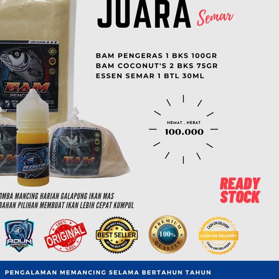 Paket juara Semar/Bam coconut's Specialis ikan Babon